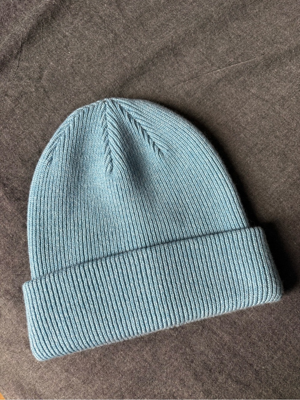 Blue Alex Mill Ribbed Beanie